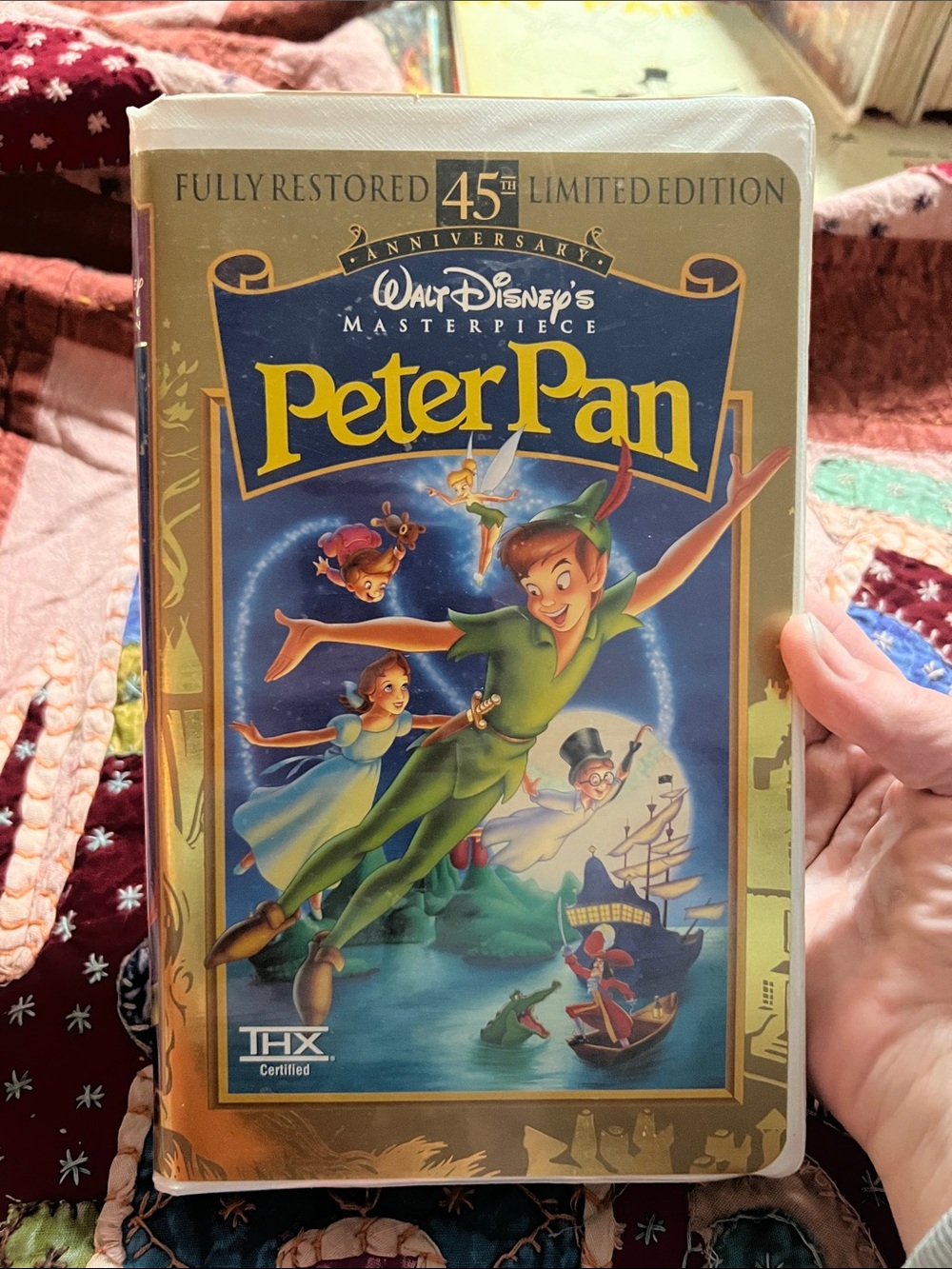 Walt Disney's Masterpiece Collection Peter Pan VHS 12730 Limited Edition